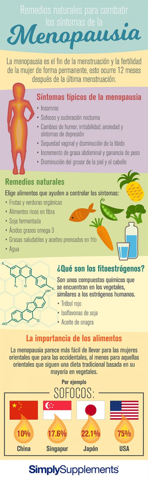 Alimentos saludables para la menopausia