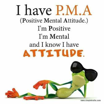 Positive mental attitude graphic 