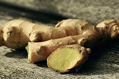 Ginger has been shown to help reduce general stomach upsets and - more importantly - feelings of nausea especially during pregnancy.