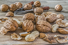 Walnuts are a good source of ALA - a plant-based omega 3 oil with numerous health benefits.