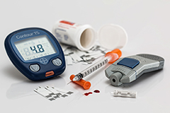 Diabetes is usually diagnosed by health professionals.