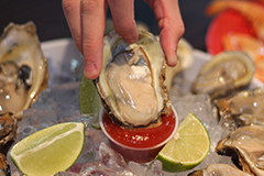 Many sea foods like oysters are excellent sources of zinc in the diet.