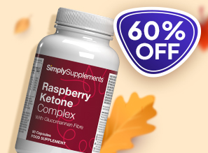 60% off Raspberry Ketones