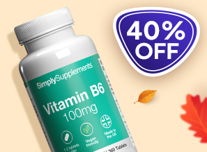 40% off Vitamin B6 100mg