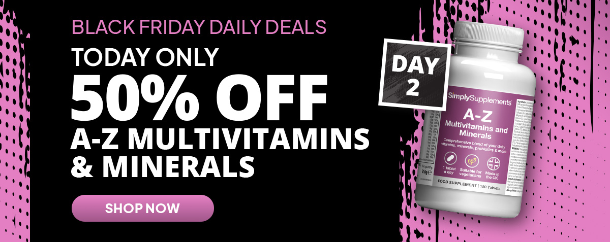50% off A to Z Multivitamins & Minerals | Black Friday Deals