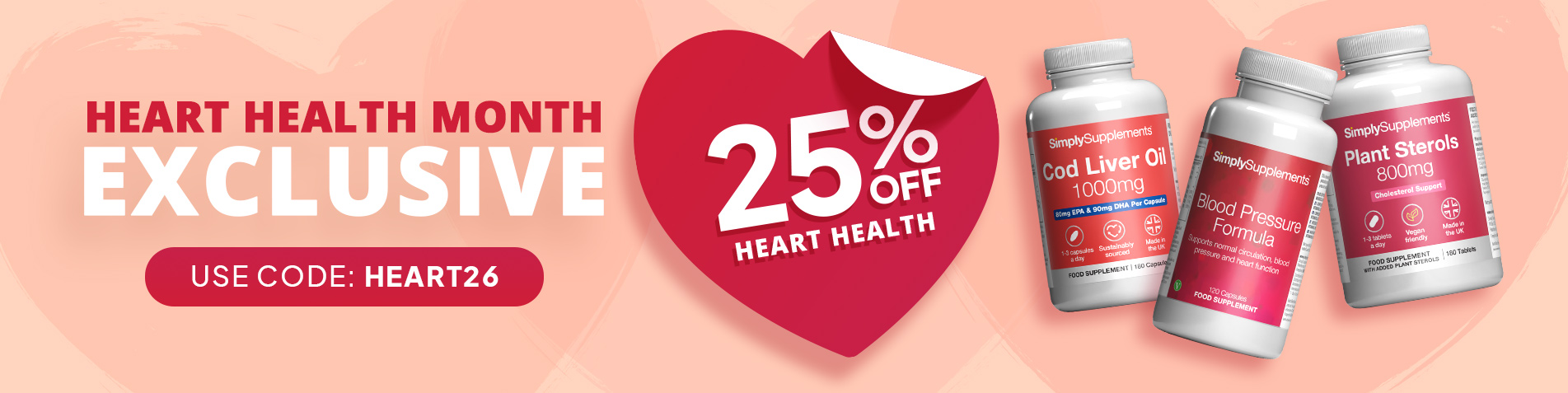 Heart Health Month Exclusive | 25% off | Use Code: HEART26