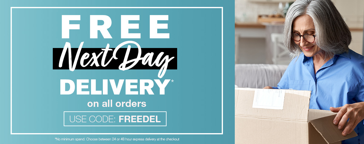 Free Next Day Delivery when you spend £30+