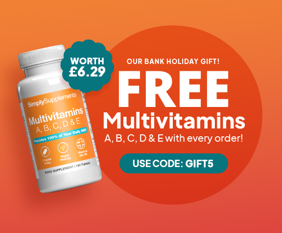 BANK HOLIDAY EXCLUSIVE | FREE Multivitamins | Use Code: GIFTS