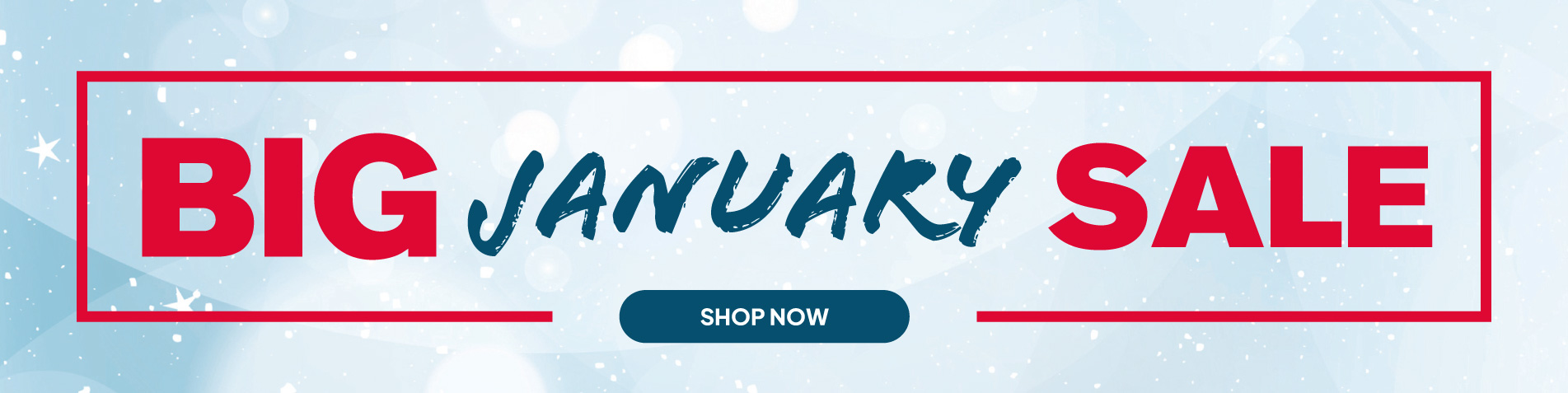 Big January Sale - up to 60% off. SHOP NOW