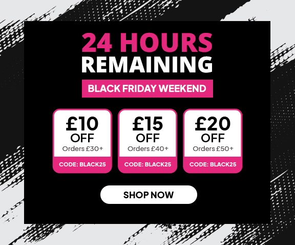 Black Friday Weekend | Up to £20 off your order total | Ends Tonight