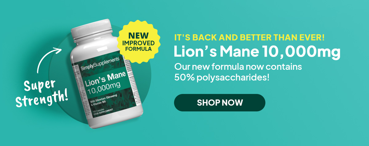 Lion's Mane now back in stock - and better than ever