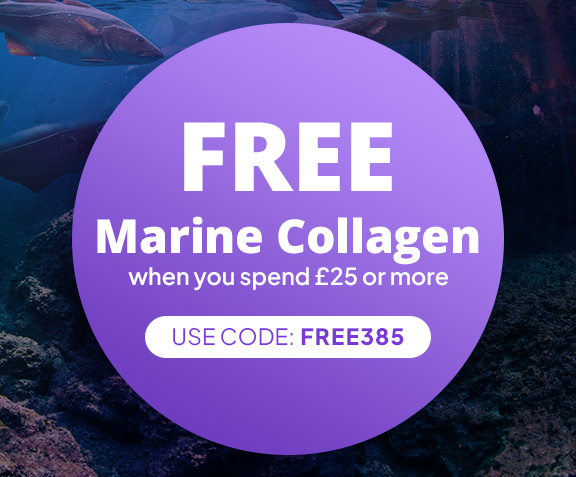 FREE GIFT - Free Marine Collagen when you spend £25 or more. Use code: FREE385