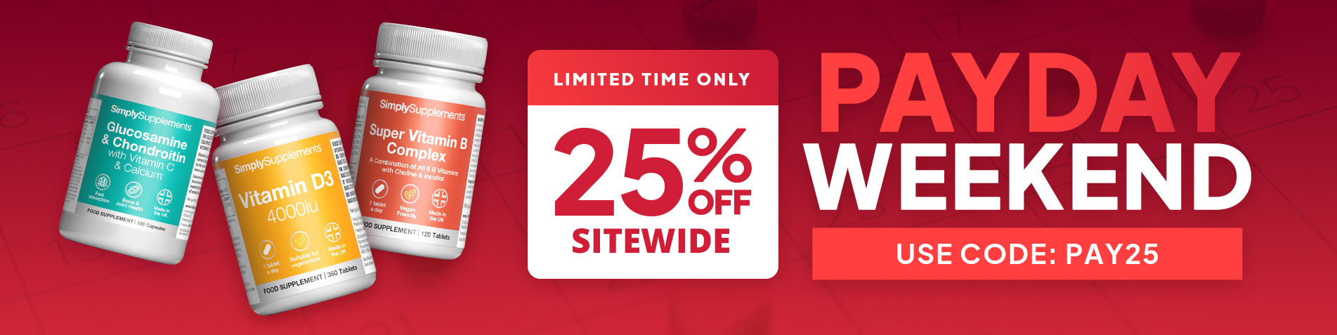 Pay Day Weekend | 25% OFF EVERYTHING | Use Code: PAY25