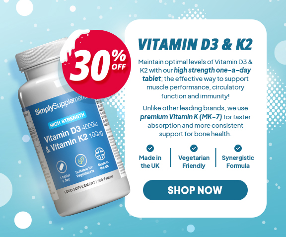 30% off Vitamin D3 & K2
