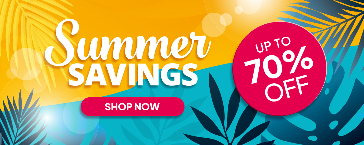 Summer Savings | Up to 70% off