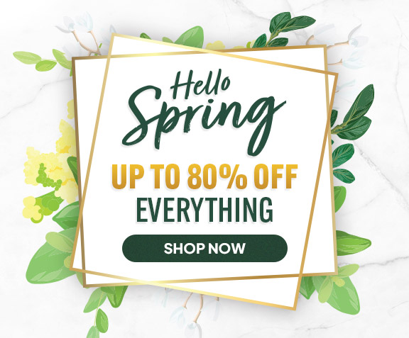 Hello Spring | March Savings | Up to 80% off