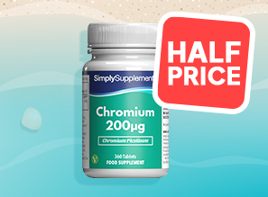 50% off Chromium Tablets 200µg