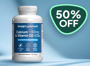 Calcium 1000mg & Vitamin D3 400iu Tablets