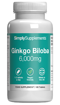 Ginkgo Biloba Tablets 6,000mg