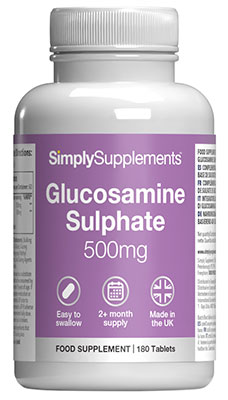 Glucosamine Sulphate 500mg (180 Tablets)