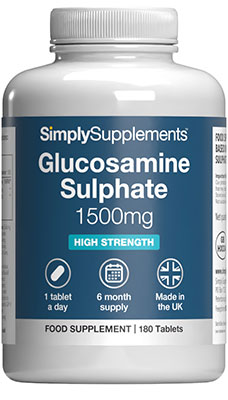 Glucosamine Sulphate 1500mg Tablets (180 Tablets)