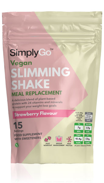Vegan Slimming Shake - Strawberry Flavour - SG28