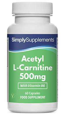 Simply Supplements Acetyl L Carnitine 500mg (60 Tablets)