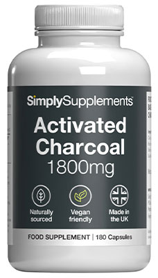 Activated Charcoal 300mg (180 Capsules)