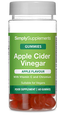 Simply Supplements Apple Cider Vinegar Gummies (60 Gummies)