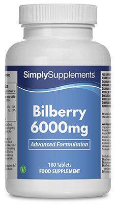 Bilberry Plus Extract Tablets 6,000mg