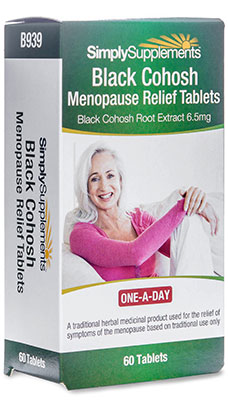 Black Cohosh Menopause Relief Tablets THR