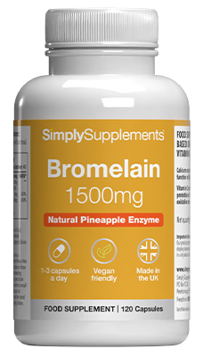 Simply Supplements Bromelain 1500mg (120 Capsules)