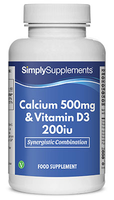 60 Tablet Tub - calcium vitamin d supplement