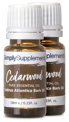 Simply Supplements Cedarwood Essential Oil (20 ml)