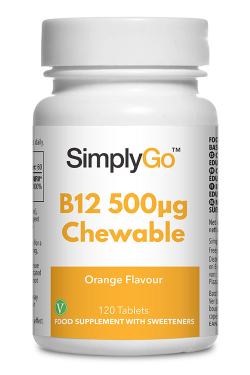Simply Supplements Chewable B12 Tablets (120  Tablets)