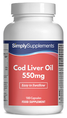 Cod Liver Oil Capsules 550mg