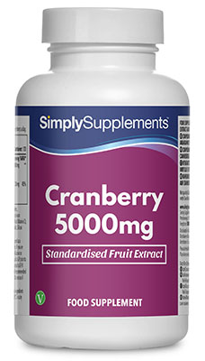 120 Tablet Tub - cranberry 5000mg