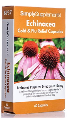 Simply Supplements Echinacea Capsules Thr (60 Capsules)