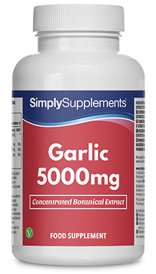 Simply Supplements Garlic 5000mg (120 Capsules)