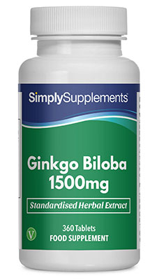 Ginkgo Biloba Tablets 1,500mg