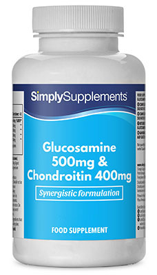 Simply Supplements Glucosamine 500mg Chondroitin 400mg (120 Capsules)