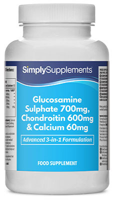 Glucosamine 700mg, Chondroitin 600mg & Calcium 60mg 