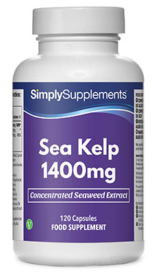 Simply Supplements Kelp 1400mg (120 Capsules)