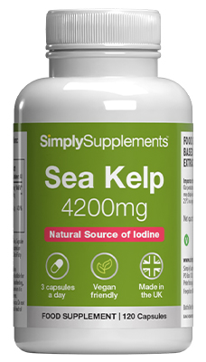 Simply Supplements Kelp 4200mg (120 Capsules)