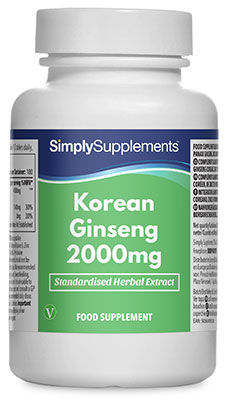 120 Tablet Tub - korean ginseng tablets