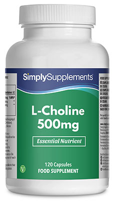 Simply Supplements L Choline (120 Capsules)