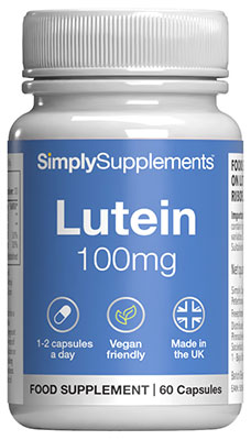 Simply Supplements Lutein 100mg (60 Capsules)