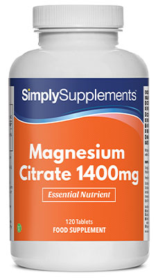 Magnesium Citrate 1400mg (120 Tablets)