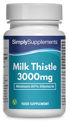 120 Capsule Tub - milk thistle 3000mg