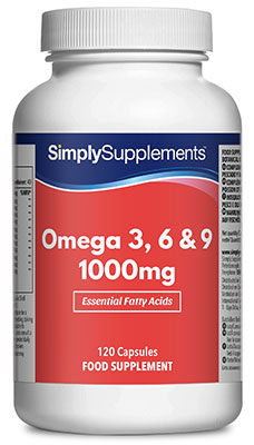 Simply Supplements Omega 3 6 9 1000mg (240 Capsules)
